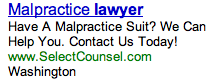 Malpractice Lawyer Ad